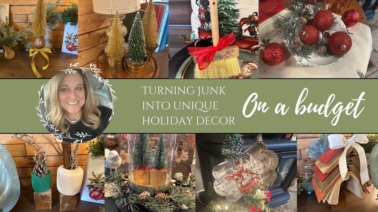 Превращаем случайный хлам в прекрасный рождественский декор | Простые творческие поделки из миним...