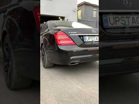 Регулируемый выхлоп Mercedes-Benz S500 W221 /Adjustable exhaust Mercedes-Benz S500 W221