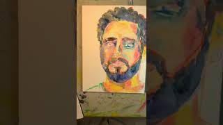 Beautiful Watercolor of Post Malone shorts oddlysatisfying postmalone