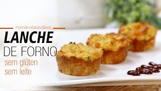 LANCHE DE FORNO super fácil e saboroso {sem glúten/sem leite}