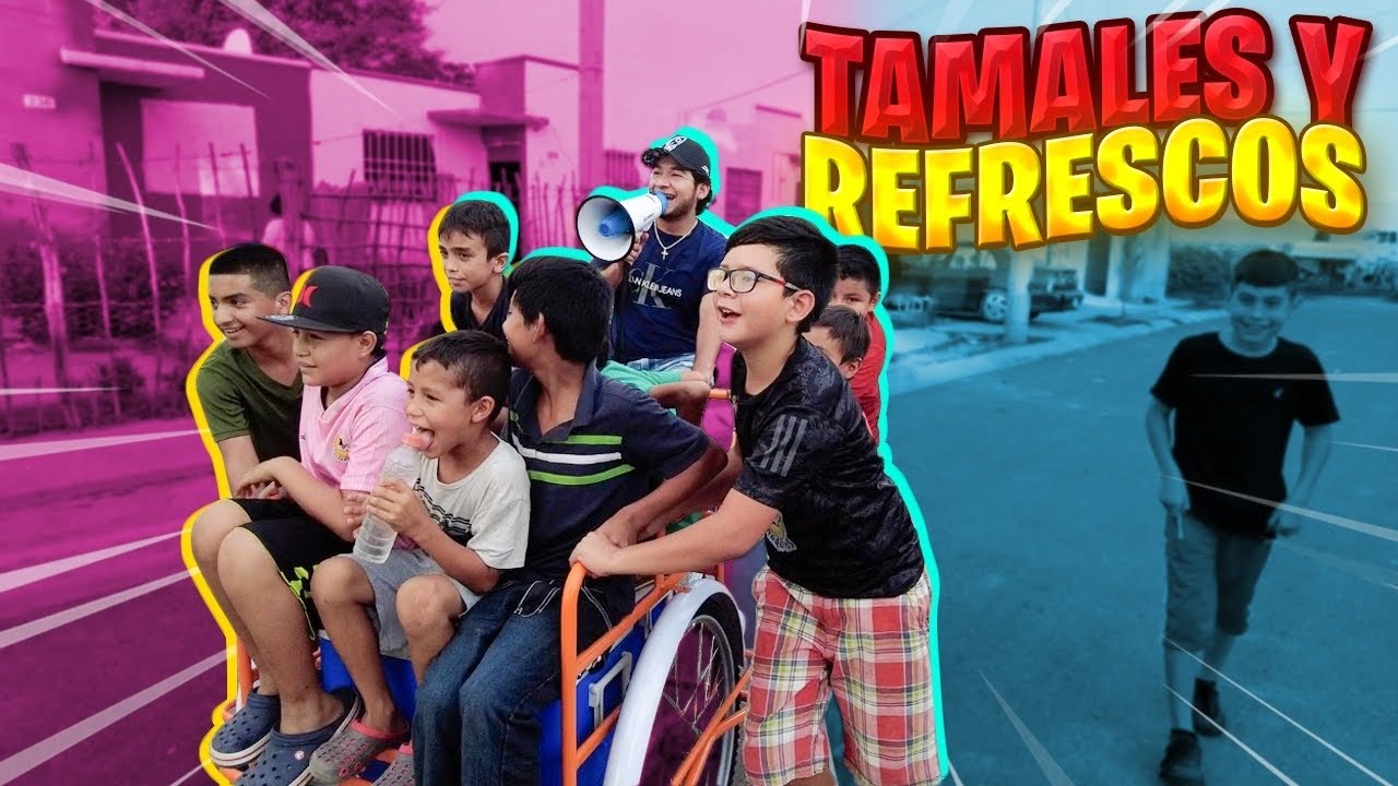 REGALAMOS TAMALES Y REFRESCOS EN EL TRICICLO POR LA COLÓNIA 🤣🫔🥤/ Grillo La Duda Soñadores