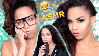 ASMR Doing My Makeup - I Tried an ASMR Makeup Tutorial ... Things Got Weird