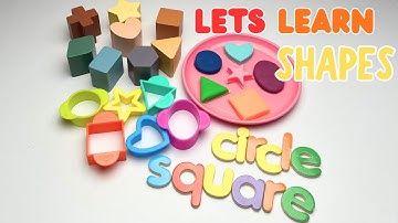 🎨 Learn SHAPES with Play-Doh! | Fun Toddler Learning Video 🟦🔺