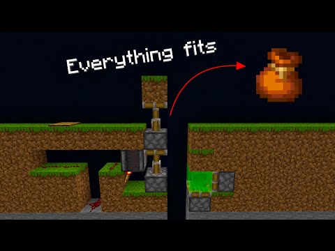 Cheapest 5x1 Flatground Trap in Minecraft Bedrock Edition