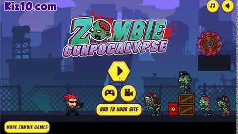 Zombie gunpocalypse Walkthrough Kiz10