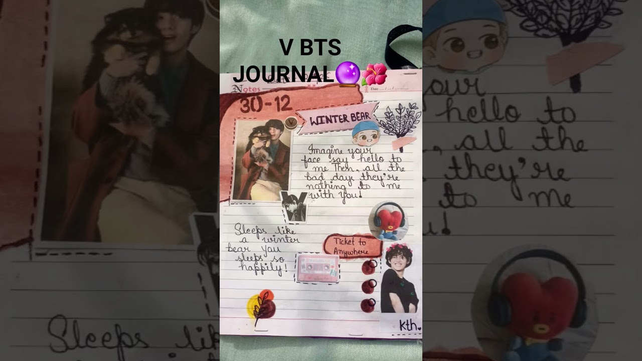 V BTS journal idea