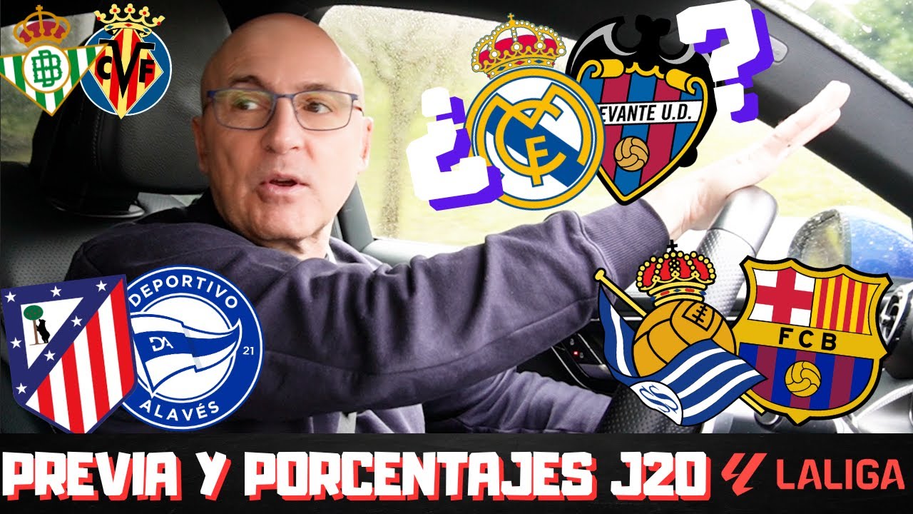 REAL MADRID vs LEVANTE, REAL SOCIEDAD vs BARCELONA, ATLETI vs ALAVÉS... PREVIA Y PRONÓSTICOS LIGA