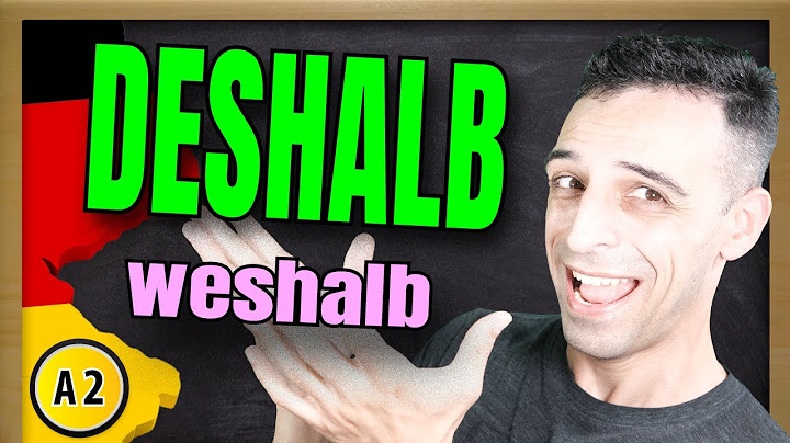 How to use "deshalb" EXPLAINED | Adverb DESHALB erklärt | Learn German A2