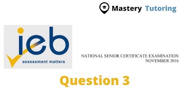 IEB Exam Paper 1 - Financial Maths.#OnlineLearningSA