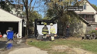 Elderly man found dead following shed fire in Cleveland's Clark-Fulton neighborhood