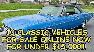 Episode #70: 10 Classic Vehicles for Sale Across North America Under $15,000, Links Below to the Ads by MG Guy Vintage Vehicles 2,380 views 6 days ago 12 minutes, 58 seconds