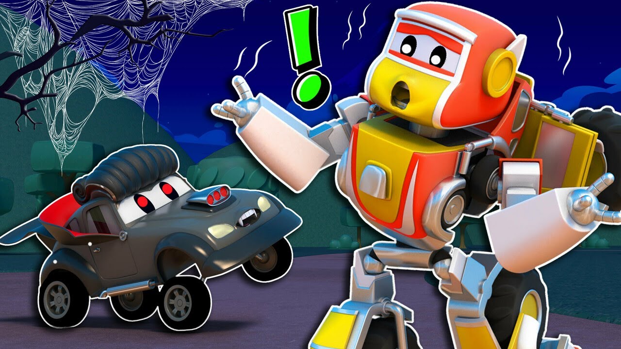 ROBOTER AUTOS halten GRUSELIGE MONSTER auf