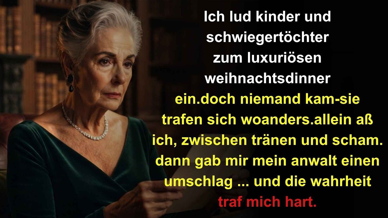 Dưới đây là đoạn Hook hoàn chỉnh bằng tiếng German theo đúng cấu trúc yêu cầu: --- **Der Tisch war für zwölf Personen gedeckt, Kerzen brannten, die Lieblingsgerichte meiner Kinder standen bereit –...