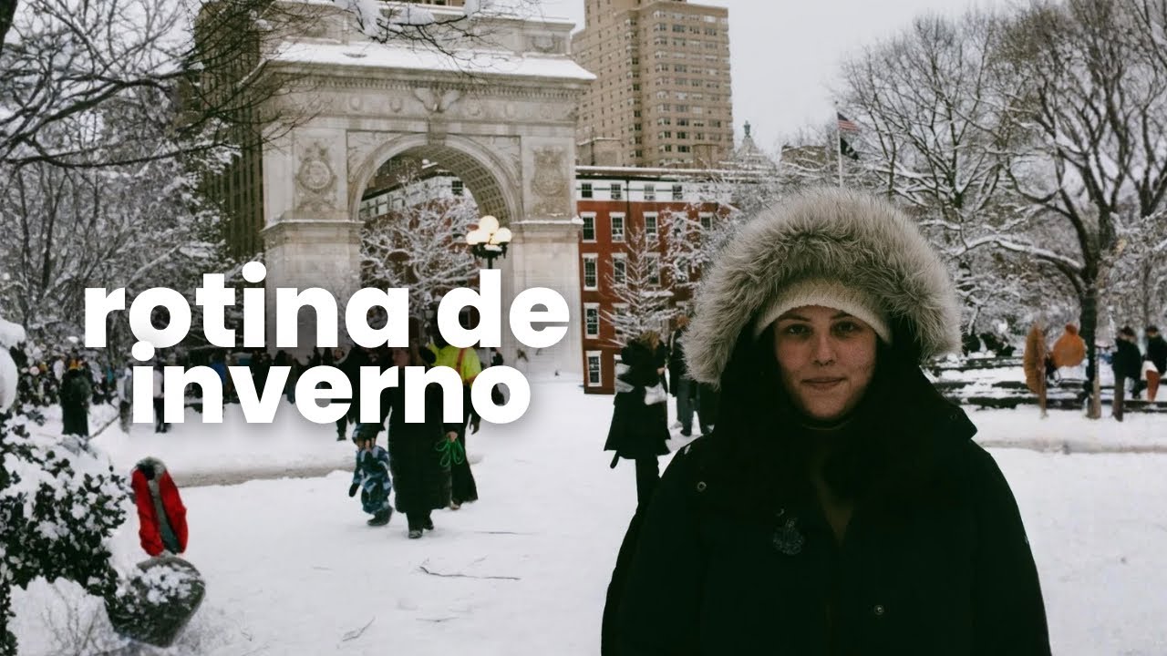 Tentando sobreviver ao inverno de Nova York: autocuidado, rotina e alimentação