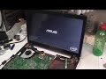 Ремонт Asus X54H (K54LY 2.0) Висит на логотипе ASUS отведал какой-то вкусняшки