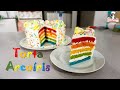Torta/pastel arcoíris - Recetas para ti