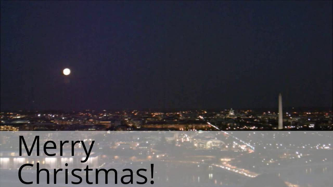 Yum, yum, yum, yum, yum. Delicioso! Merry Christmas! Moon Timelapse