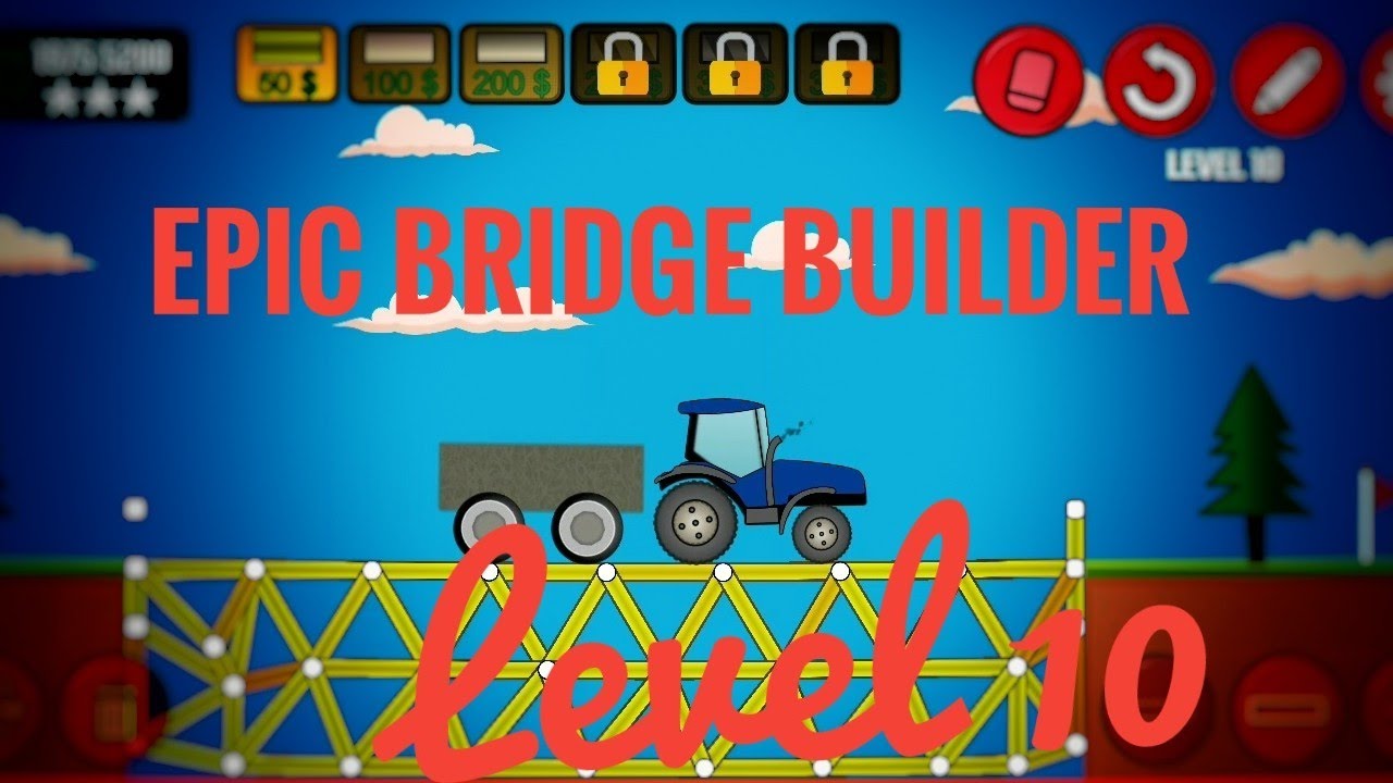 EPIC BRIDGE BUILDER🚜🚜🚜||GAMERZ CHANCHU||LEVEL 10#2