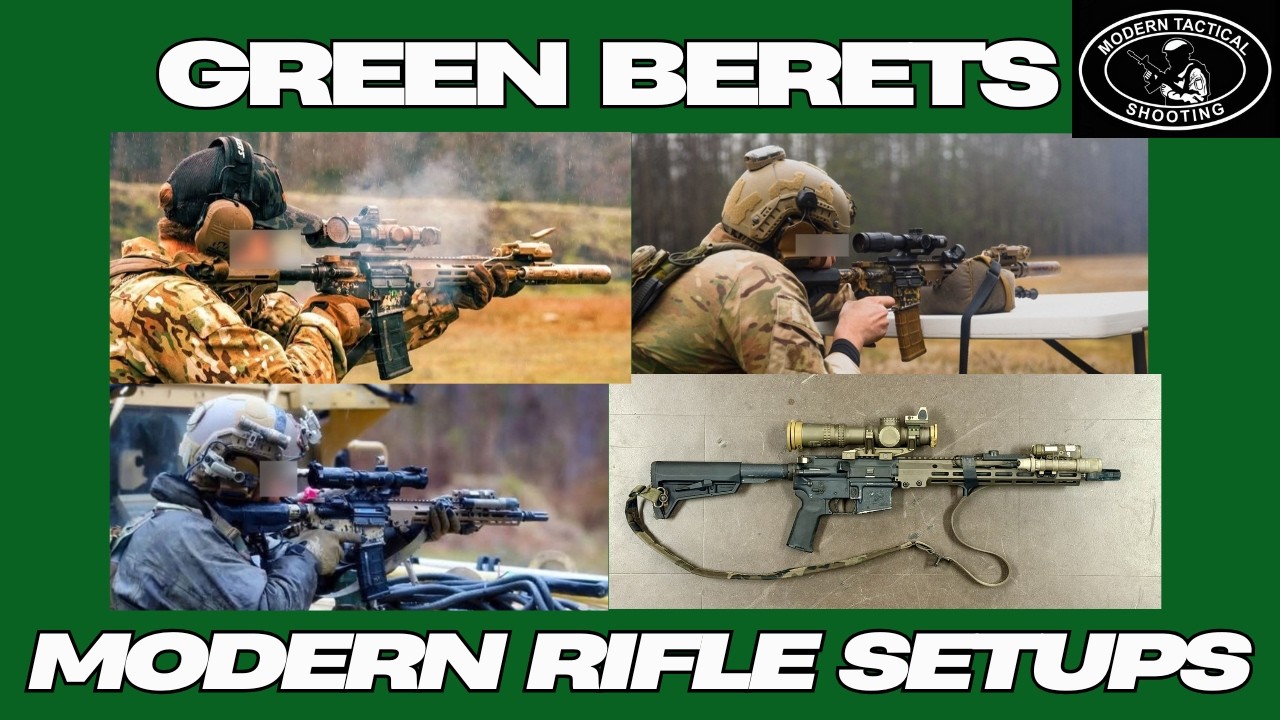 How Special Forces setup their rifles (URGI) for combat. Optics, buttstocks, lights, grips etc.