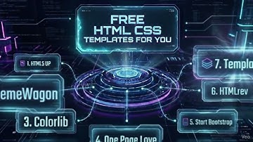 Top 7 websites to get Free HTML CSS Templates v01