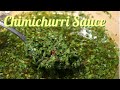 Authentic Chimichurri Sauce Recipe