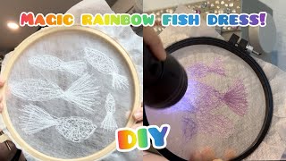 I made an UGLY color changing wedding dress