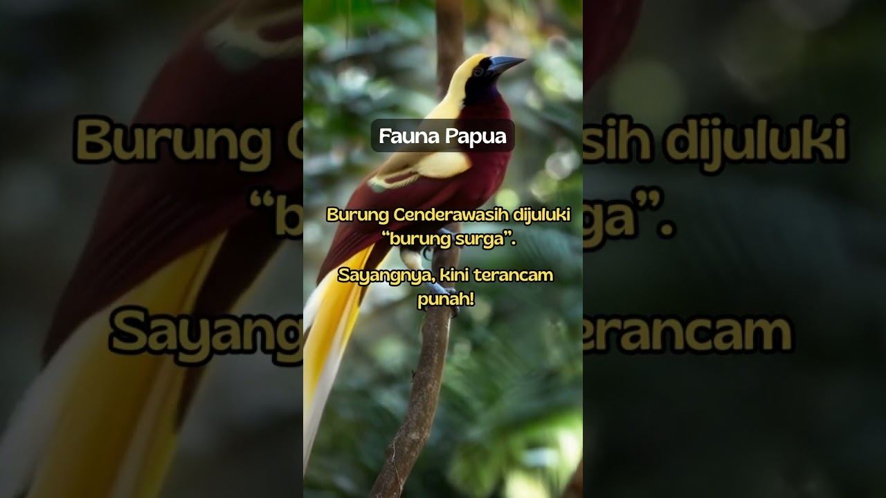 Cendrawasih "Burung Surga" Papua 