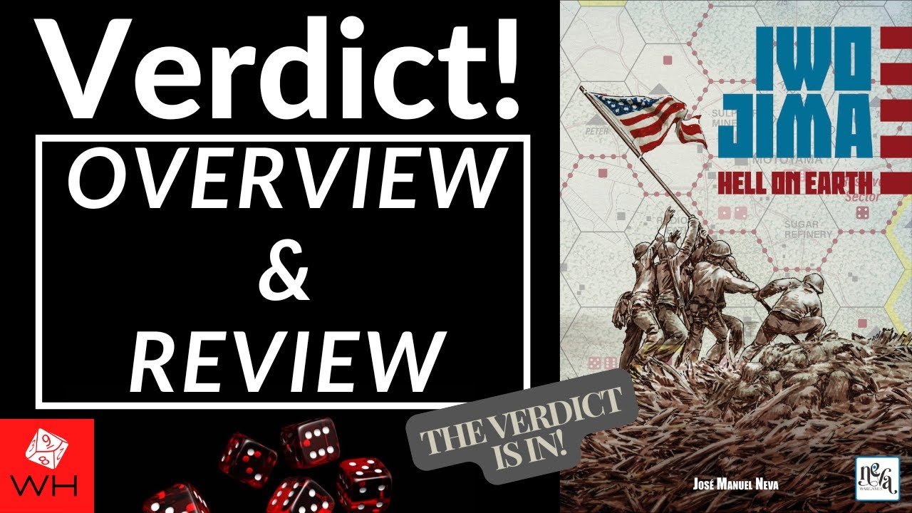 Вердикт! Иводзима: Ад на Земле | Военная игра | Настольная игра | Одиночная игра | Вторая мировая...
