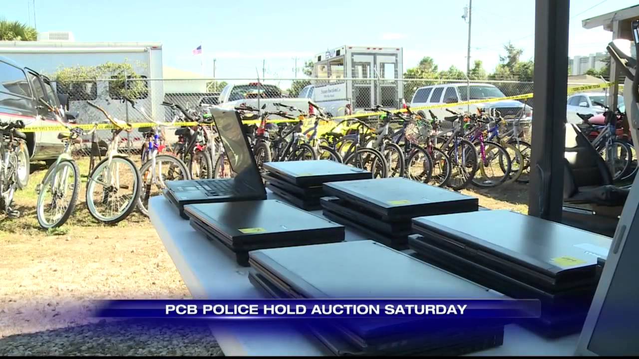 Panama City Beach Police Hold Auction Saturday - YouTube