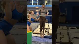 Lets Teach An Olympic Artistic Swimmer How To Swing Bars Full Vid Out Now On My Yt