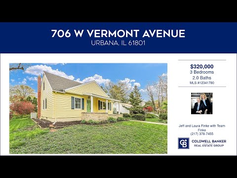 706 W Vermont Avenue, Urbana, IL home video tour