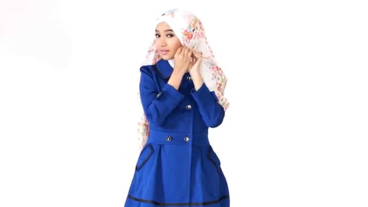 Tutorial Hijab Floral Pashmina Untuk Ke Kampus  YouTube