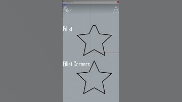 Fillet vs Fillet Corners - Rhino Tutorials