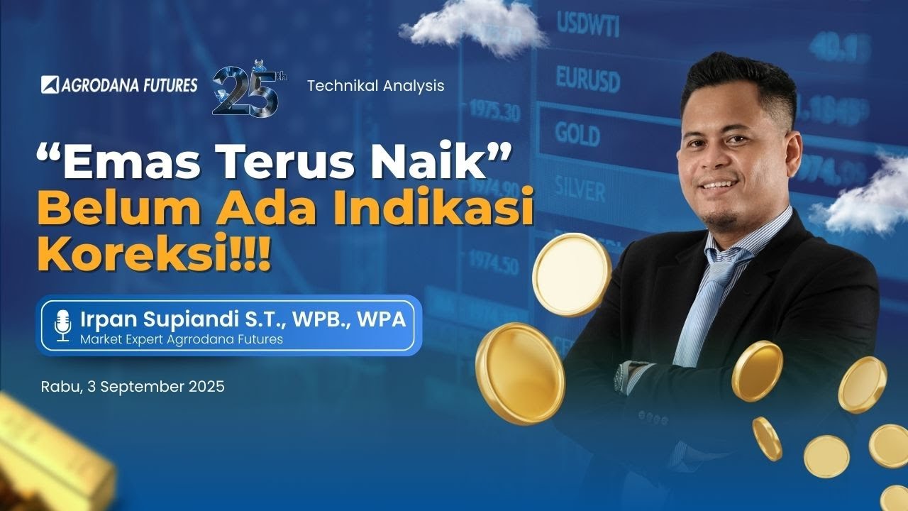 Emas Terus Naik! Belum Ada Indikasi Koreksi!-Teknikal Analysis 3 September 2025