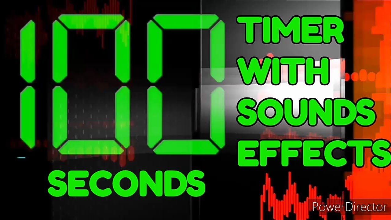 JCTG 100 Seconds Countdown - Remix Music Visualizer Timer with sounds ...