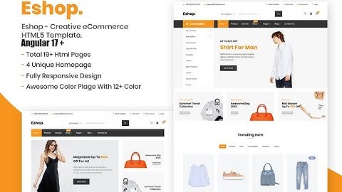 Angular 17 + Free Ecommerce Template