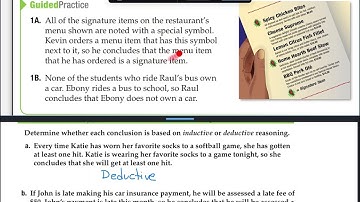 Geometry Video Addendum: 2.4 Deductive Reasoning