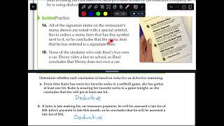 Geometry Video Addendum: 2.4 Deductive Reasoning