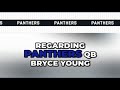 Panthers pick up Bryce Young's fifth-year option