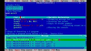 Understanding steps to execute a C Program