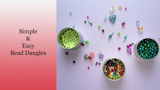 How to make quick and easy bead dangles for journals