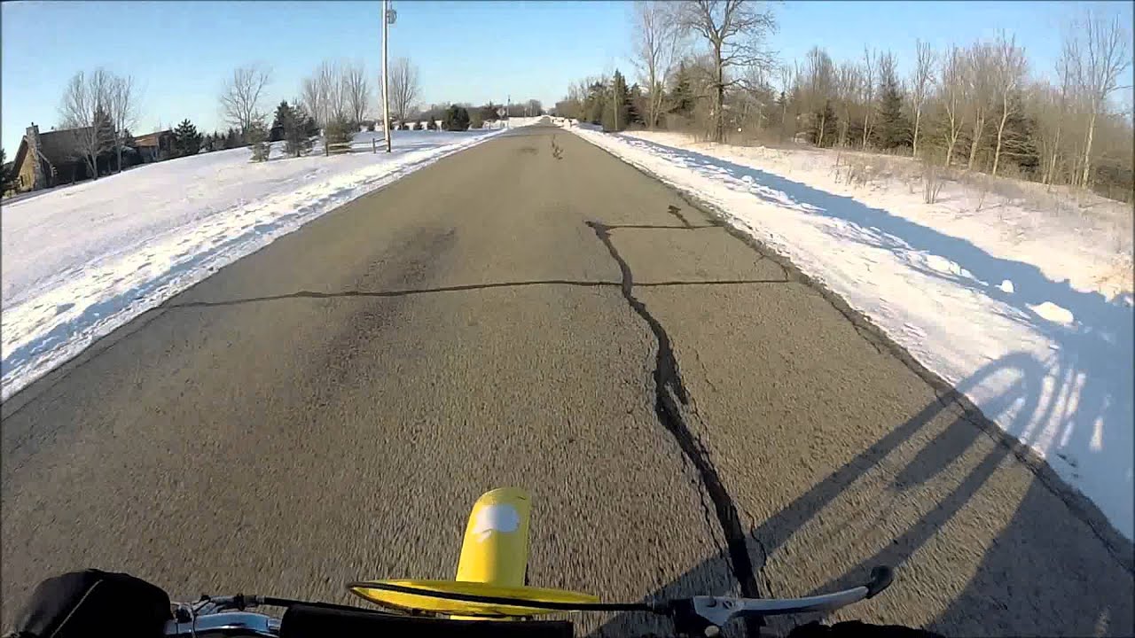 1973 Honda xr75 Dirtbike Top Speed Test!!!