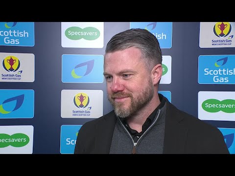 Aberdeen manager Jimmy Thelin speaks after Scottish Cup win over Dunfermline Athletic