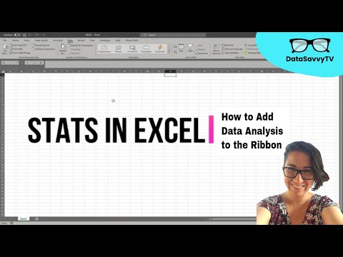 How to Activate Data Analysis in Excel | Use Excel for Statistics