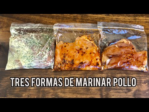 Video: Cómo Marinar Pollo