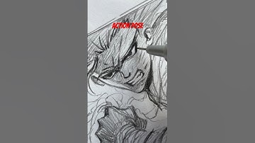 How to Draw Action Pose!🔥✏️ #drawing #art #action #shorts
