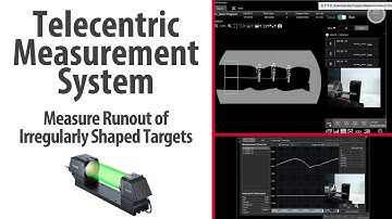 Measure Runout of Irregularly Shaped Targets with the TM-X5000 | Telecentric Measurement System