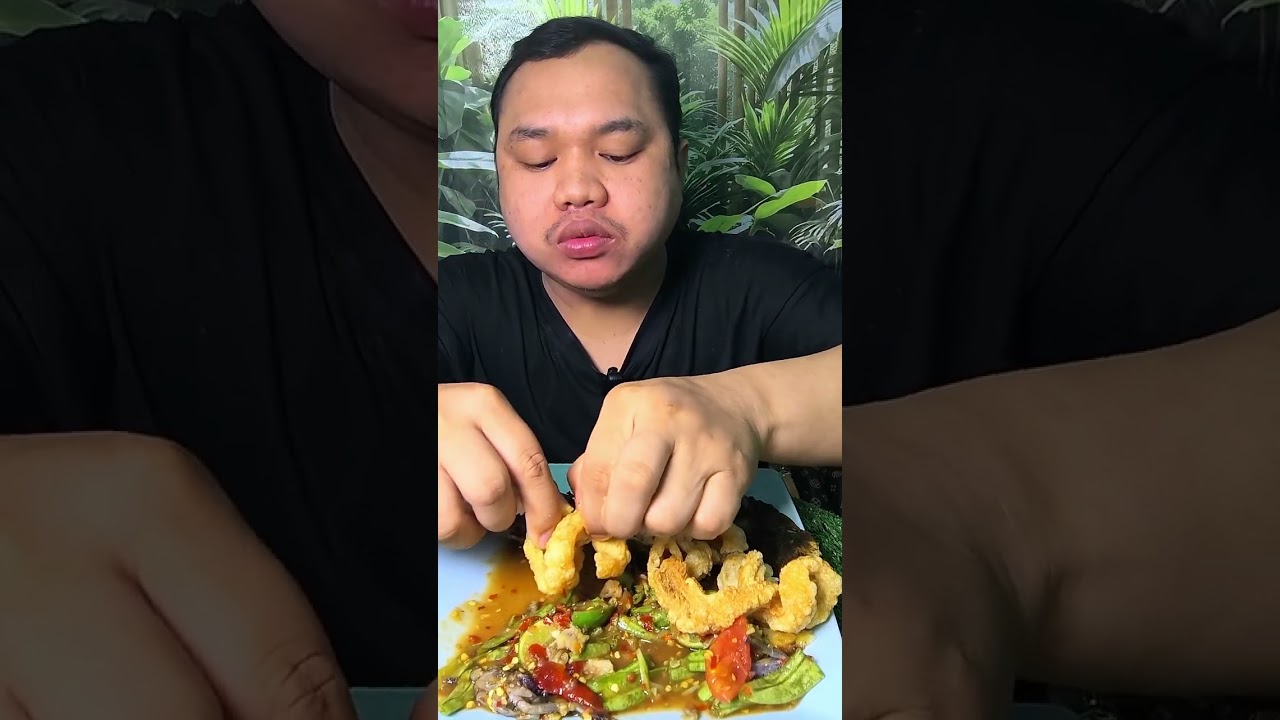 ตำถั่ว ปลาดุกย่าง แซ่บๆ ด้วยกัน ครับผม #กินโชว์ #youtube 