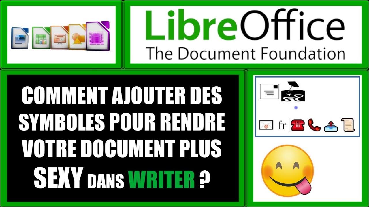 Comment Faire Le Symbole Telephone Sur Open Office Ajoutez des symboles dans LibreOffice Writer comme un téléphone, une  enveloppe, ... - YouTube