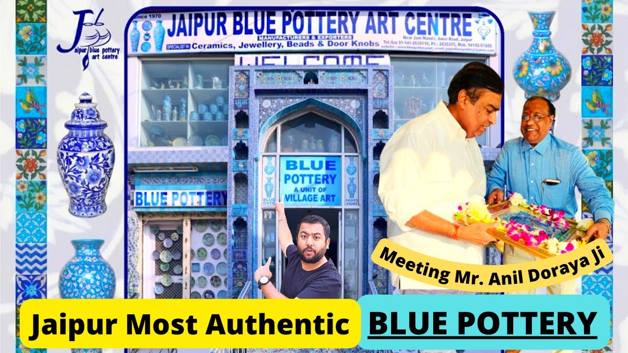 Jaipur Blue Pottery Authentic Jaipur Blue Pottery By Anil Doraya